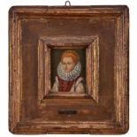 Gemälde Francois Clouet, Umkreis des1510 Tours - 1572 Paris "Bildnis einer jungen Adeligen" Öl/Holz,