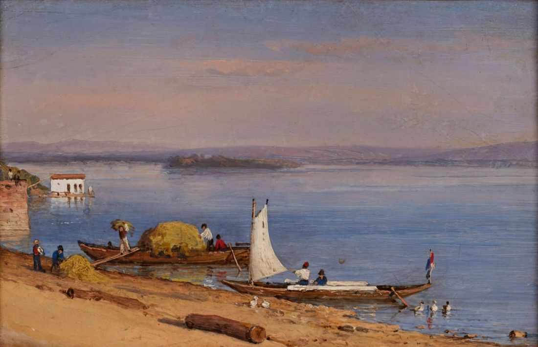 Gemälde Carl Morgenstern1811 Frankfurt - 1893 Frankfurt Landschaftsmaler. Sohn des Joh. Friedr.,