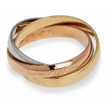 Trinity-Ring, Cartier.18 kt GG/WG/RG, RG 56.- - -22.00 % buyer's premium on the hammer price, VAT