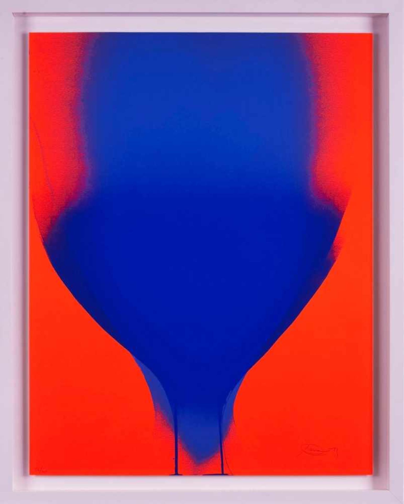 Farbserigrafie Otto Piene1928 Laasphe - 2014 Berlin "o.T." 1971 u. li. sign. u. dat. Piene 71 Ex.