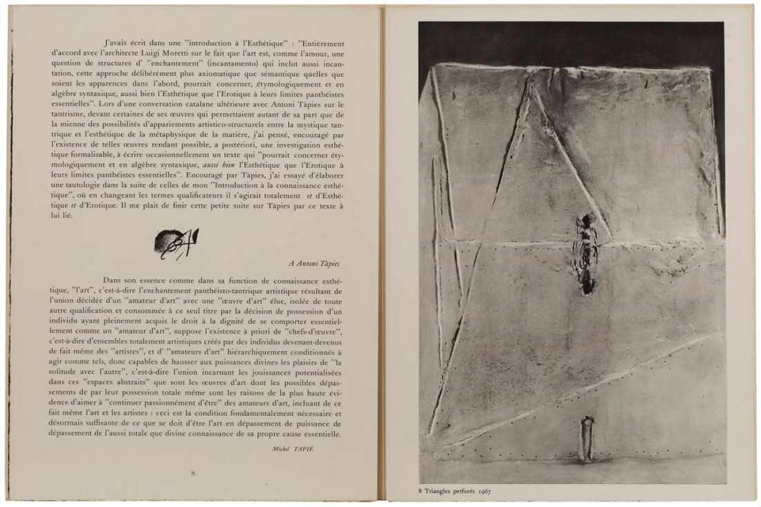 Mappe mit Farblithographien Antoni Tapiès1923 Barcelona - 2012 Barcelona "Derrière le Miroir, Nr. - Image 3 of 4