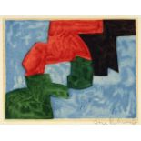 Serge PoliakoffMoskau 1900 - 1969 ParisComposition bleue, noire, rouge et verte. Farb.