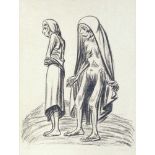 Ernst BarlachWedel 1870 - 1938 RostockElend. Lithographie. 1922. 49,5 x 42,5 cm (84 x 59,5 cm).