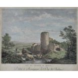 Saugrain, Elise. Geb. 1753, war tätig in Paris"Vue des environs de Dresde" (Ideallandschaft mit