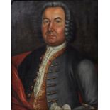 Porträtmaler, Mitte 18. Jh.Porträt eines Herren. Um 1750. Öl auf Leinwand, restauriert, Keilrahmen