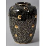 Vase, Italien, Alfredo Santarelli, um 1920/ 30Keramik. Form mit betonter Schulter , gewundenen