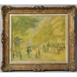 Impressionistenrahmen, um 19006,5 cm Holzleiste mit Stuck, "antik" vergoldet, Ecke re. u. min. best.