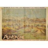 Tailhandier, Théophile. 1874-1939Plakat "Auvergne - Chemins de Fer de Paris-Lyon-