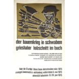 Grieshaber, HAP. 1909 Rot an der Rot - 1981 Reutlingen."Der Bauernkrieg in Schwaben/ Grieshaber