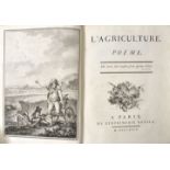 Rosset, Pierre-Fulcrand de: L'Agriculture. Poëme. Bd.I (v. 2). Paris: L'imprimérie Royale 1774. 25,4