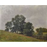 Meschkow, Wassily Nikititsch1868 Gv. Orjol - 1946 Moskau Sommerlandschaft mit bewölktem Himmel. Ohne