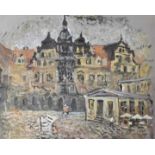 Adler-Krafft, Maria. 1924 Brasov (Rumänien)-2019 DresdenFassade des Dresdener Schlosses vom