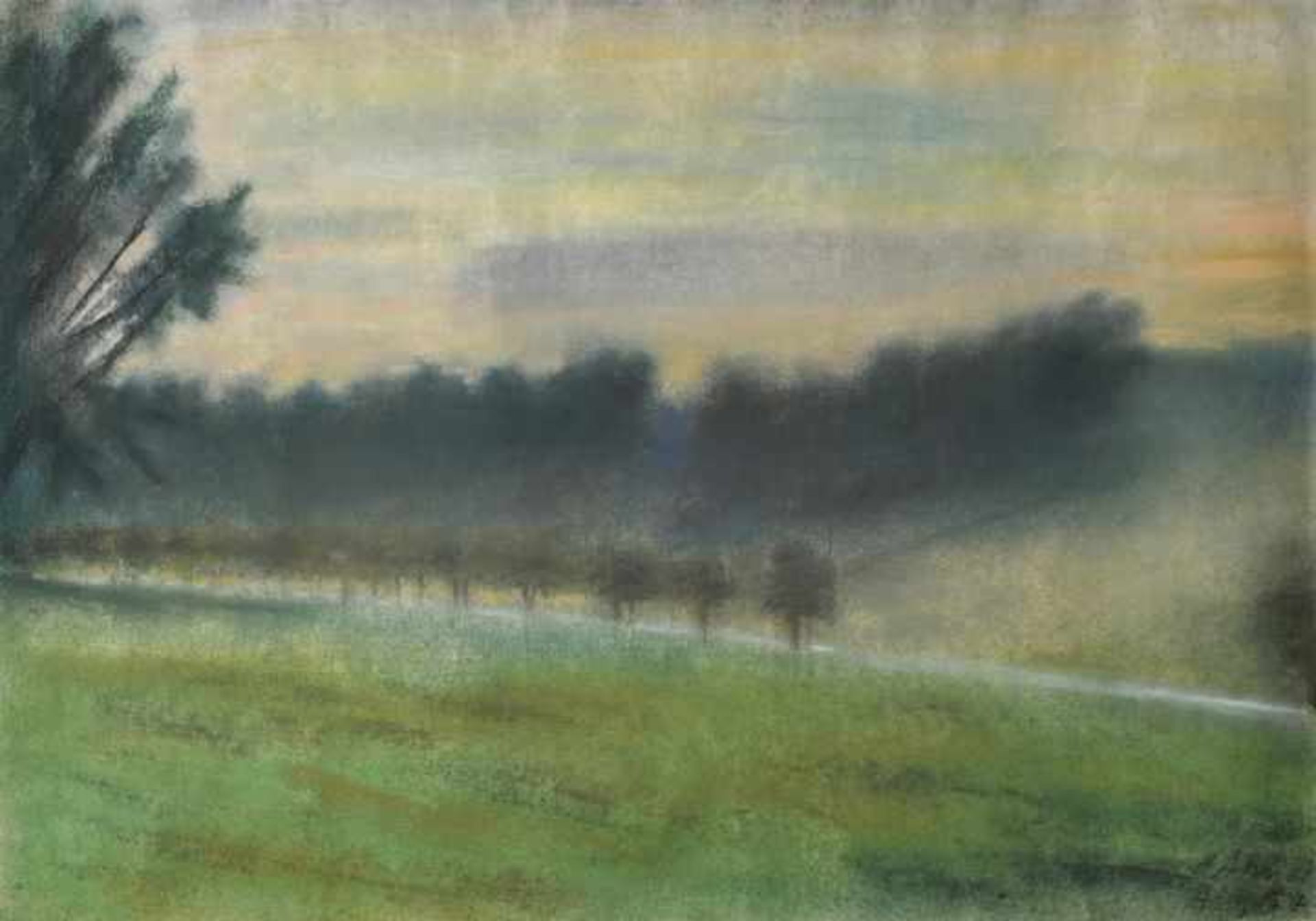Ahner, Alfred. 1890 Wintersdorf bei Altenburg - 1973 ebd.Landschaft in der Umgebung von - Bild 2 aus 6