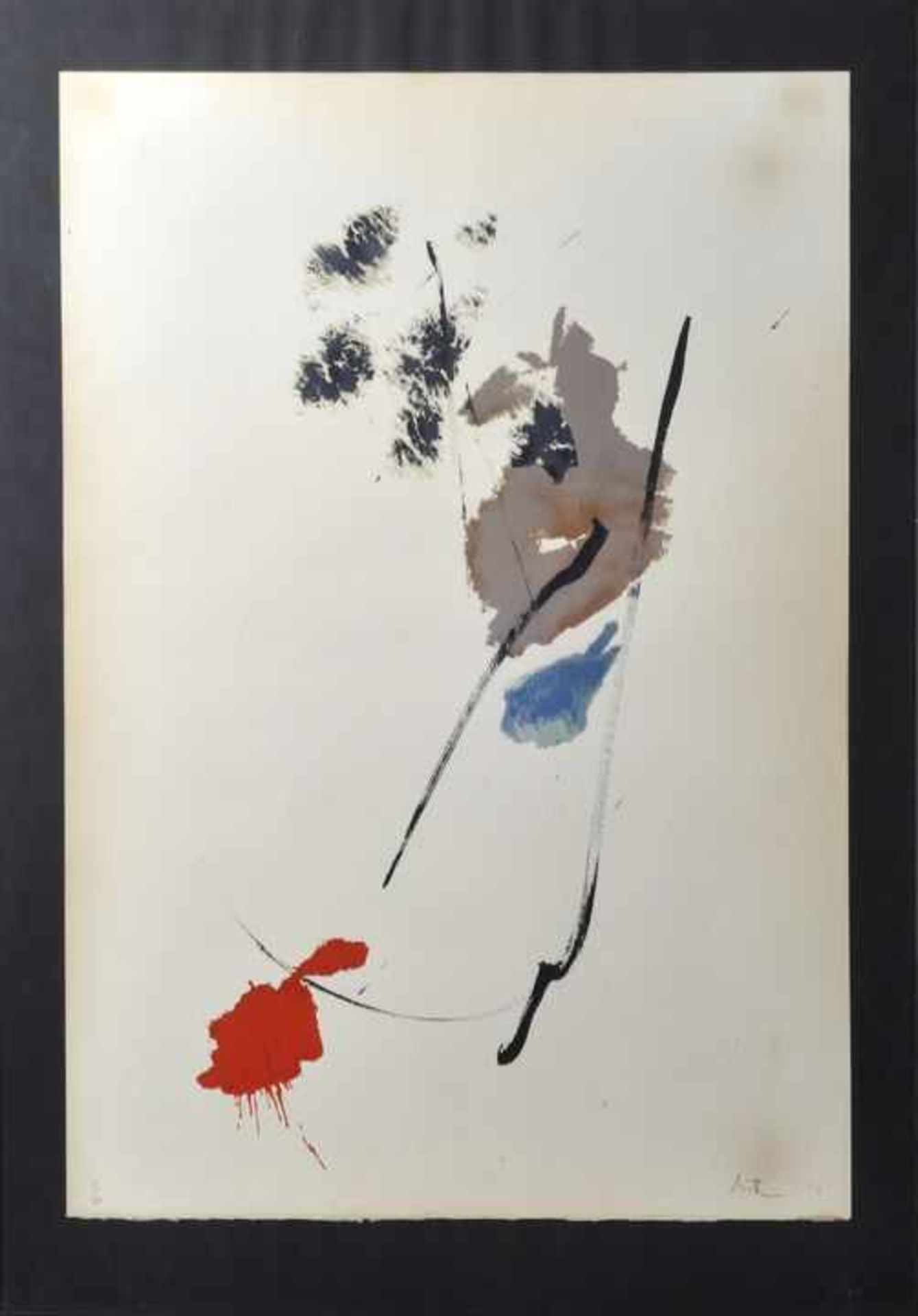 Miotte, Jean. 1926 Paris - 2016 PignansO.T. Abstrakte Komposition. Farblithographie, sign., num. Ex. - Bild 2 aus 4