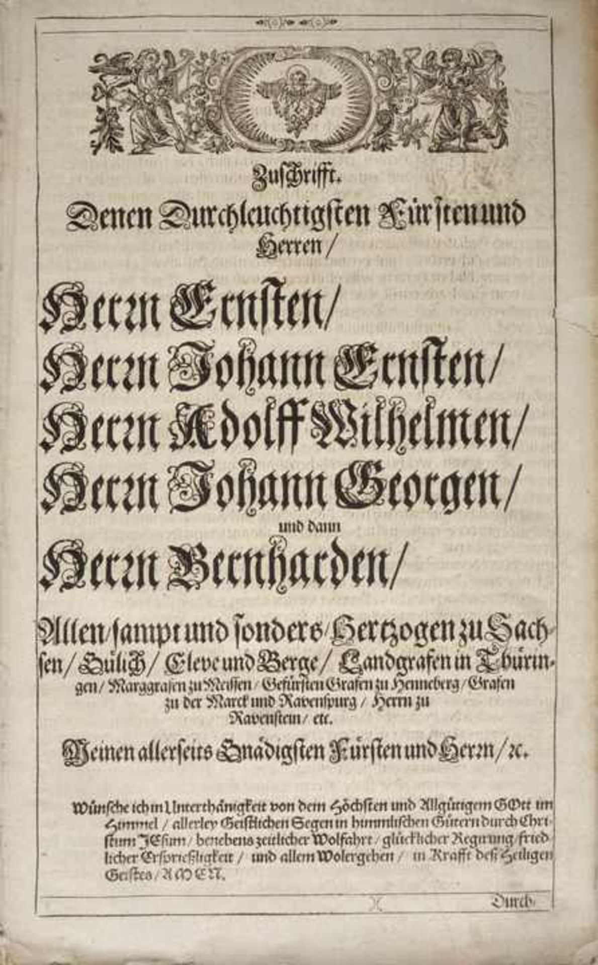 Einzelseiten aus Luther, Martin: Biblia, Das ist: Die gantze Heilige Schrifft Alten undNeuen