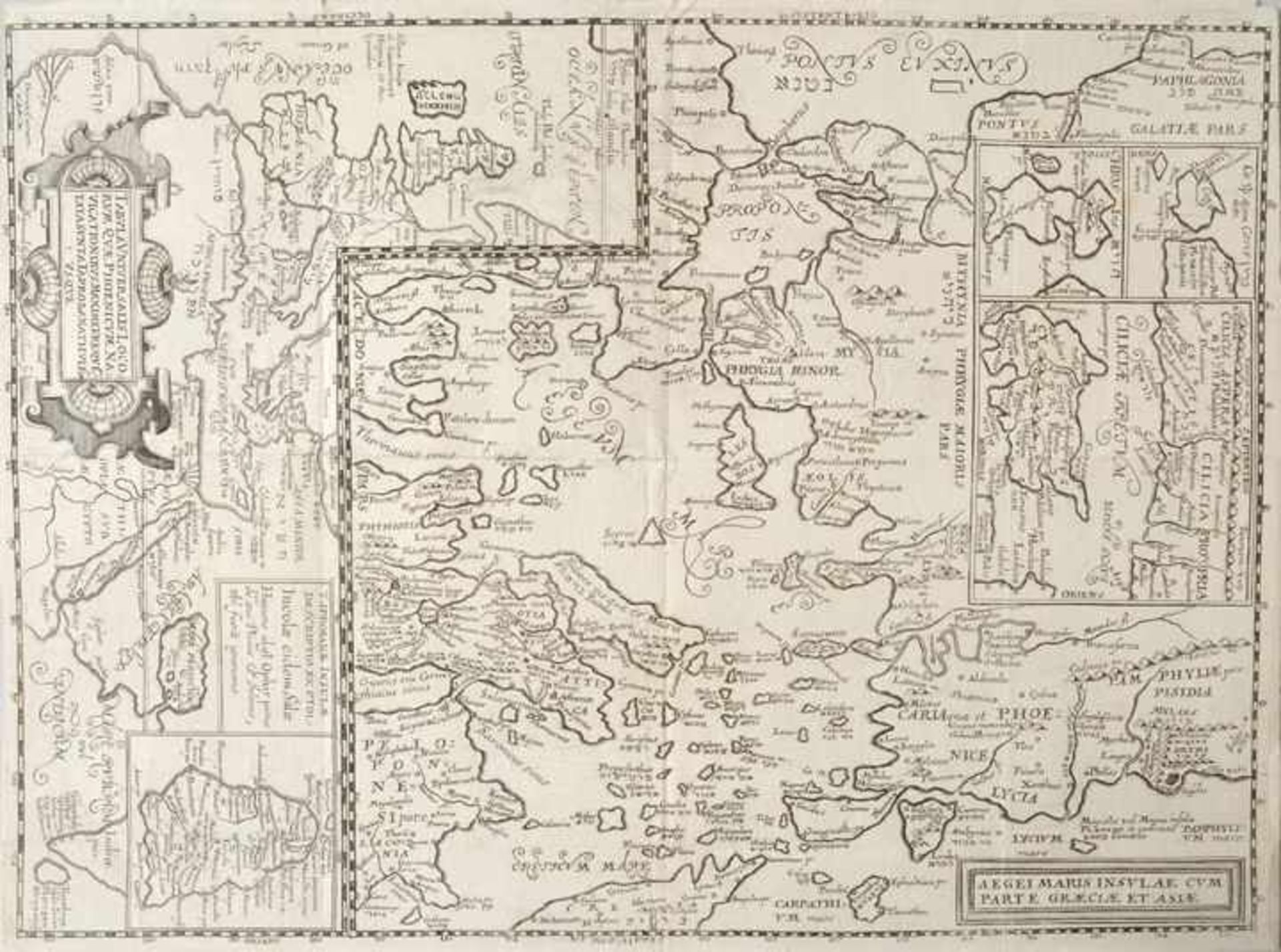 Mittelmeerländer, 3 Karten.a) "Das osmanische Europa oder die Europäische Türkey", grenzkolorierte - Bild 2 aus 6