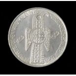 5 DM, BRD 1952. 100 Jahre Germanisches Nationalmuseum Nürnberg. Prägeort D (München),Silber. Erh.: