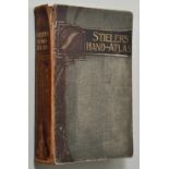 Stielers Hand-Atlas. Verlag Justus Perthes. 9. Aufl. Gotha 1906. 2°, HLdr. mitRückenprägung, 100