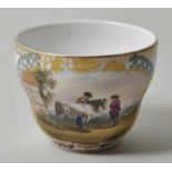 Tasse, Meissen, 2. H. 19. Jh.Form mit leicht eingeschnürter Wandung und klassizistisch gebrochenem