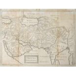 Karten arabische Halbinsel/ Persien, 8 St.a) "Oriens Persia, India", Kupferstichkarte des Gebietes