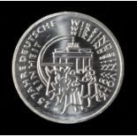 1 x 25 Euro in Silber , BRD, 201525 Jahre Deutsche Einheit, 2015, A (Normalprägung), vorzügl.-sehr