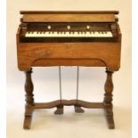 Harmonium, um 1900Marke: PH. J. Trayser, Stuttgart, bespielbar, 88 x 82 x 46 cm- - -25.00 % buyer'