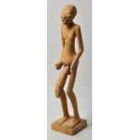 Unbekannt, afrikanischer Künstler (?), um 2000Männliche Figur. Holz, gschnitzt, H. 52 cm- - -25.00 %