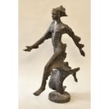 Reichstein, Thomas. Geb. 1960 Halle, lebt und arbeitet in DresdenNereide. Bronze. H. 98 cm- - -25.00