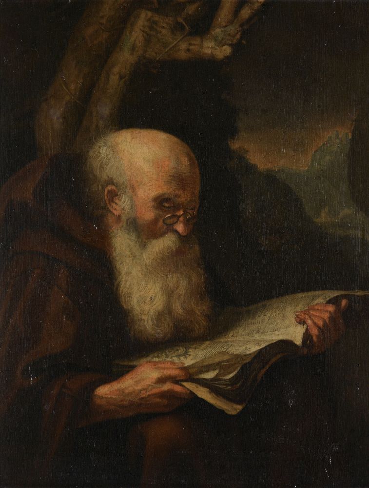 Follower of Jan Adriaensz van Staveren (18th century)Saint Jerome