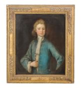 Follower of Michael Dahl (early 18th century)Portrait of a young man in a blue jacket