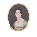ϒ Italian School (circa 1810) Portrait of a young lady