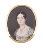 ϒ Italian School (circa 1810) Portrait of a young lady