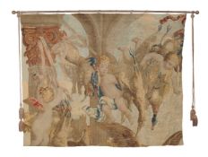A Franco-Flemish wool and silk tapestry, late 17th / early 18th century