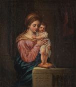 Italian School (19th century)Virgin and child