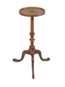 A George II walnut kettle stand, mid 18th century