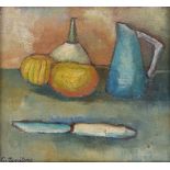 G. Tessitore (Italian 20th century) Still life with knife