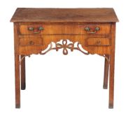 A George III mahogany side table, circa 1775