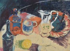 20th Century School Still life with a jug