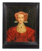 After Hans Holbein (19th century)Portrait of Anne of Cleaves