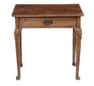 A George II walnut side table, circa 1740