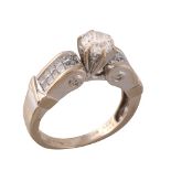 A diamond set ring