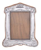 An Art Nouveau silver photograph frame