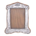 An Art Nouveau silver photograph frame