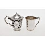 A Victorian silver mustard pot by Edward & John Barnard