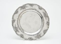 A German silver shaped circular plate by Georg Roth & Co.