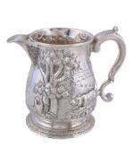 A George II silver baluster mug by Edward Pocock