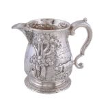 A George II silver baluster mug by Edward Pocock