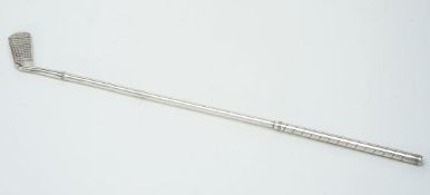 [Golfing interest] A silver model of a golf club by Sampson Mordan & Co Ltd