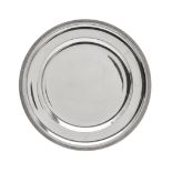 An Italian silver circular serving plate by Ricci & C.