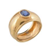 A sapphire ring